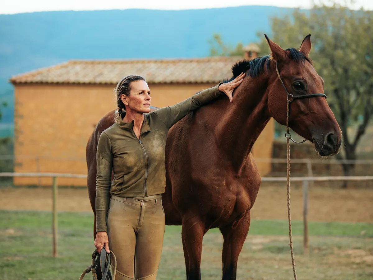 Cours d'équitation à Allan, Drôme