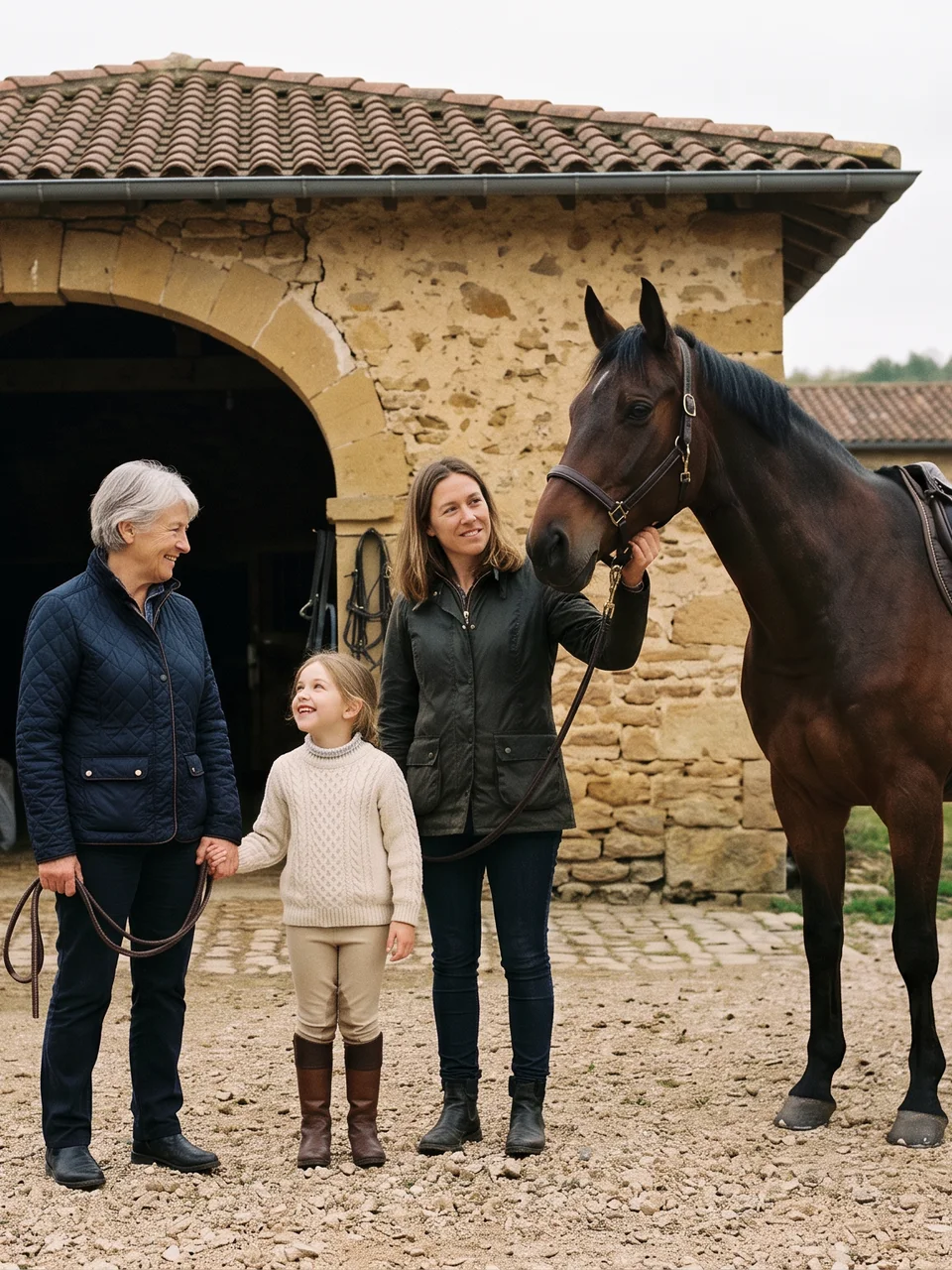 L'équipe, Haras d'Easy, centre équestre à Allan